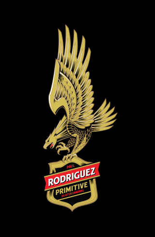 Golden eagle emblem black background - golden free wallpaper for mobile
