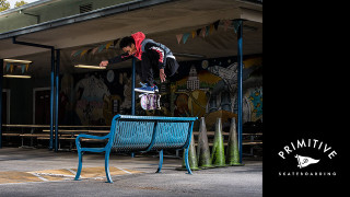 Man skateboard blue bench underneath - underneath free wallpaper for desktop