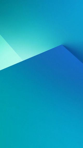 Blue green white corner bauhaus - minimal free wallpaper