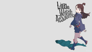 Little witch academy fish blue - little free wallpaper for desktop
