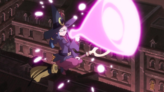 Woman flying large object building - a large object free wallpaper for desktop