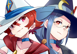 Anime characters hats glasses duo - ayo free wallpaper for desktop