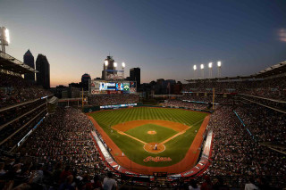 Baseball stadium night crowd field - a baseball stadium free wallpaper