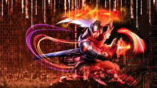 Person sword digital painting lights - a digital painting style free wallpaper