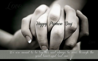 Hands holding happy promise day - processed free wallpaper for desktop