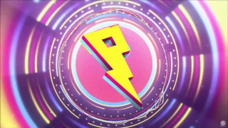 Yellow lightning purple circle pink - circle free wallpaper