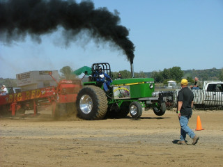 Tractor trailer black smoke man - a trailer free wallpaper