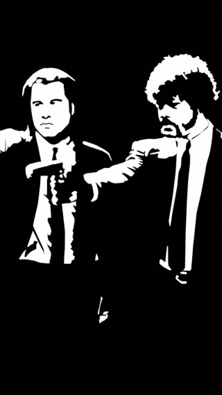 Two men suits pointing hands - two man free wallpaper for mobile