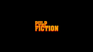Pulp fiction black background red - letter free wallpaper for desktop