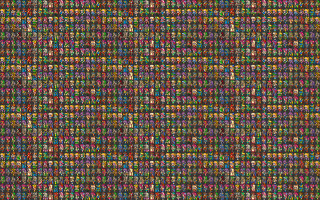 Multicolored background colored objects vibrant - rpg portrait free wallpaper