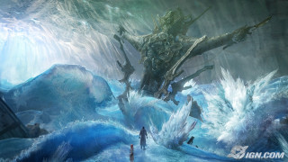 Man monster storm ocean boat - fantasy concept art free wallpaper