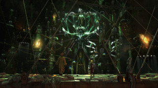 Sci fi scene man woman - a scene free wallpaper