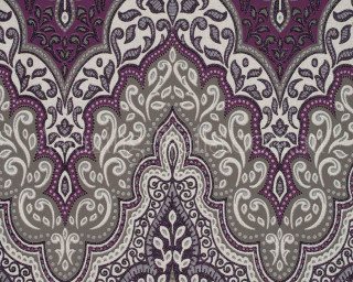 Purple white paisley print fabric - a silk screen free wallpaper for desktop