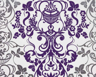 Purple white wallpaper flower pattern - a design free wallpaper