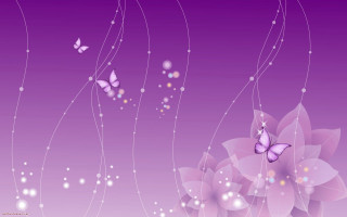 Purple butterfly flower abstract glowing - a butterfly free wallpaper for desktop