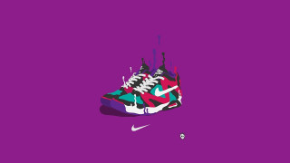 Sneakers purple background white nike - a white nike logo free wallpaper