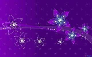 Purple background flower starry night - a purple flower free wallpaper for desktop