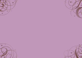 Purple heart swirly bottom blackborder - the bottom of the page free wallpaper