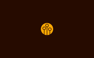 Yellow brown logo forks wireframe - a wireframe diagram free wallpaper