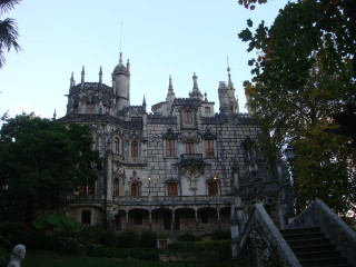 Gothic castle stairs clock tower - almada negreiro free wallpaper