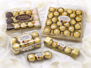 Chocolates box table white rose - decadent free wallpaper