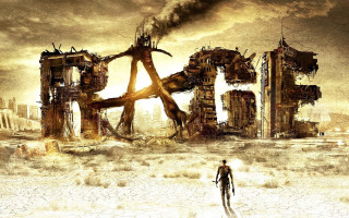 Man desert giant structure city - a desert free wallpaper