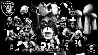 Football team black white helmets - dark fantasy free wallpaper