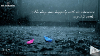 Colorful umbrellas rainy day quote 2 - rainy free wallpaper
