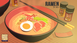 Ramen chopsticks soup egg bowl - blender free wallpaper for desktop