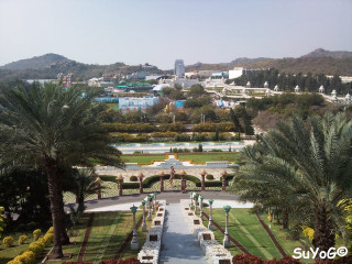 Park trees benches tables zenith - zenith view free wallpaper