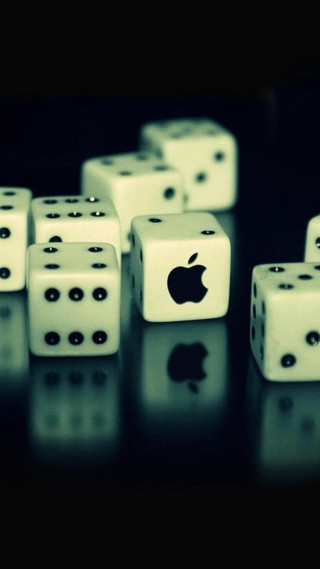 Dices apple logos table reflection - dahlov ipcar free wallpaper for mobile