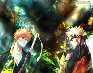 Anime characters swords plants flowers - sword free wallpaper