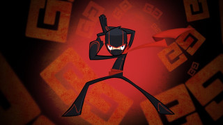 Cartoon character gun red background - letter free wallpaper for desktop