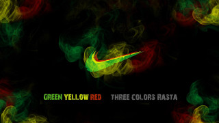 Nike smoke green yellow pasta - nike logo free wallpaper