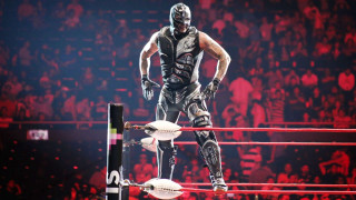 Wrestler ring ball crowd watching - a ball free wallpaper