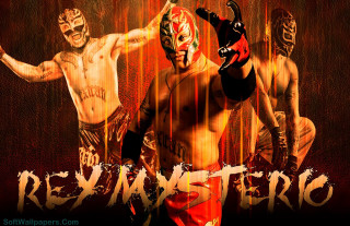 Wrestlers red mystic photo red - key art free wallpaper