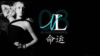 Woman black dress black background 4 - bian jingzhao free wallpaper