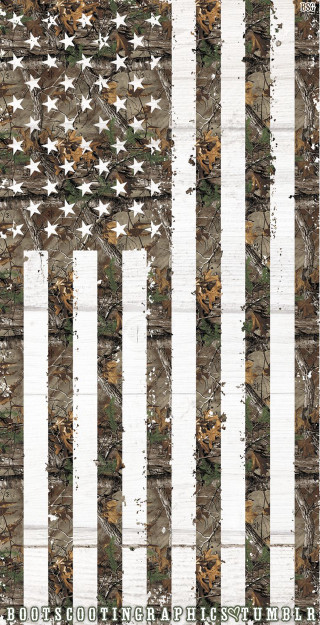 Wooden flag white stars camouflage - a flag free wallpaper for mobile