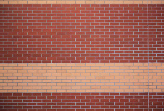 Red brick wall white stripe - a red brick wall free wallpaper