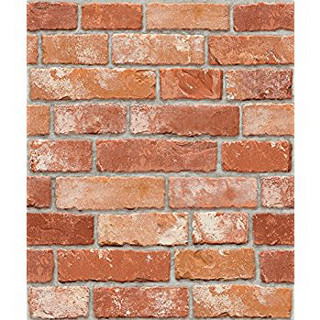 Brick wall white background brown 3 - fine texture free wallpaper