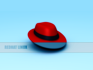 Red hat white blue background - the edge free wallpaper