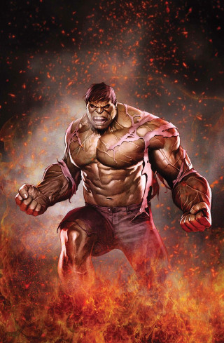 Man suit huge fist fire - marvel comic free wallpaper for mobile