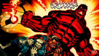 Giant red man cartoon characters - a cartoon free wallpaper for desktop