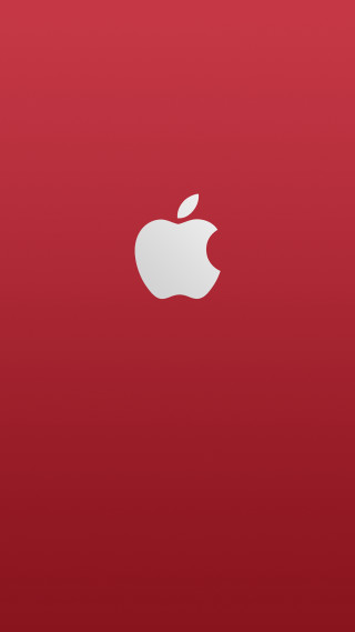 Red apple background minimalist rendering - dahlov ipcar free wallpaper for mobile