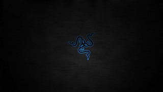Dark background blue snake side 2 - daarken free wallpaper