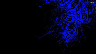 Blue black background pattern repeating - dali free wallpaper