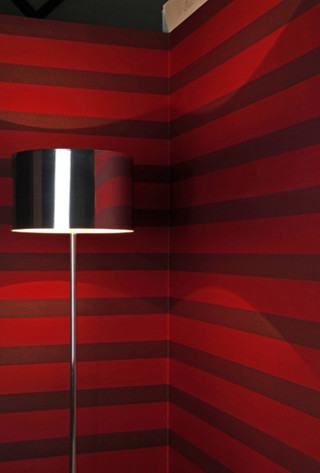 Lamp stand red walls striped - wall behind free wallpaper for mobile