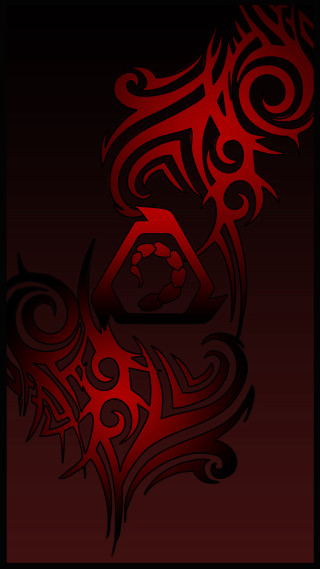 Red black background stylized design - artist free wallpaper for mobile