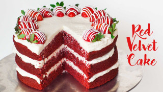 Red velvet cake white frosting 2 - verdadism free wallpaper for desktop