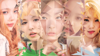 Women collage facial expressions hair - a collage free wallpaper